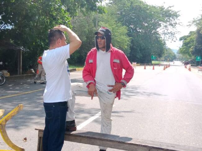 Por protesta hay cierre intermitente en la vía a Barrancabermeja