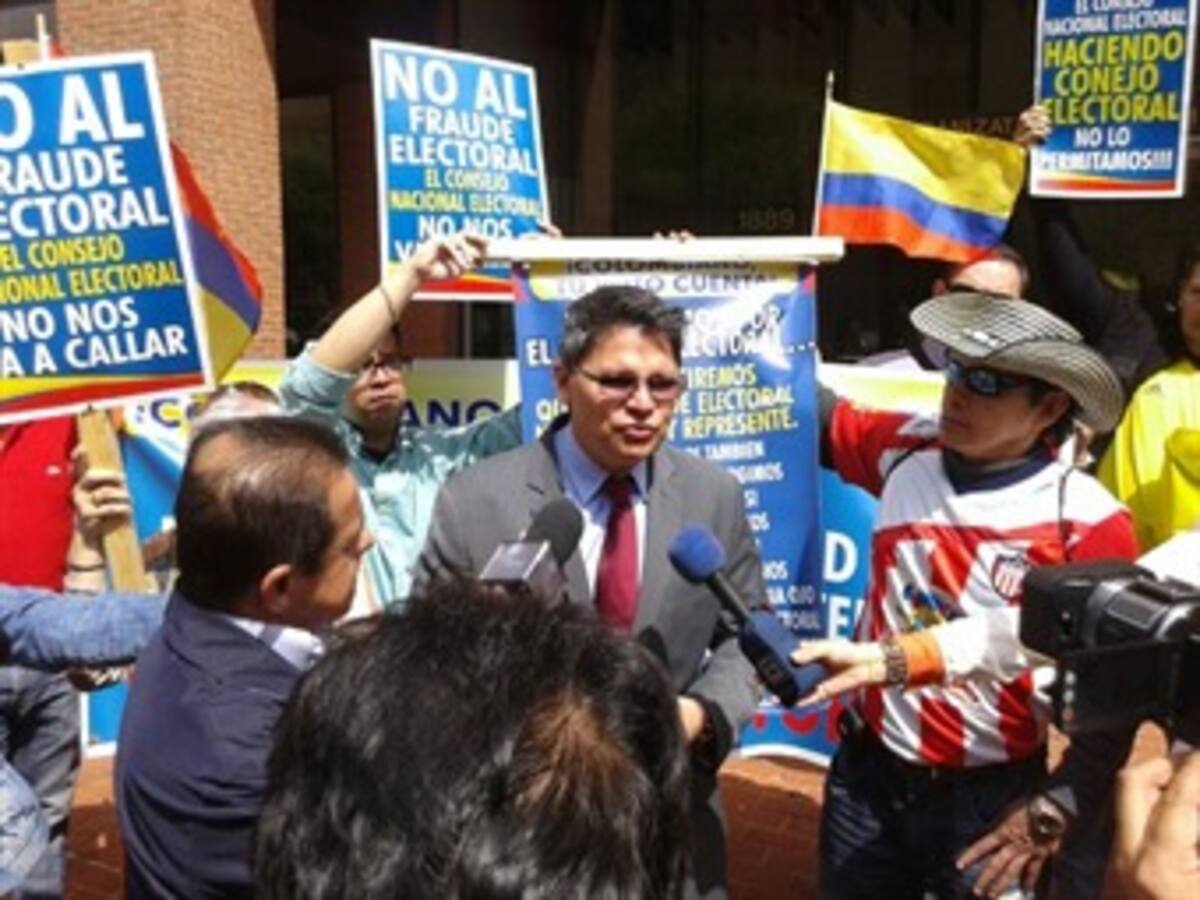 En medio de protestas denuncian en la CIDH fraude electoral en Colombia