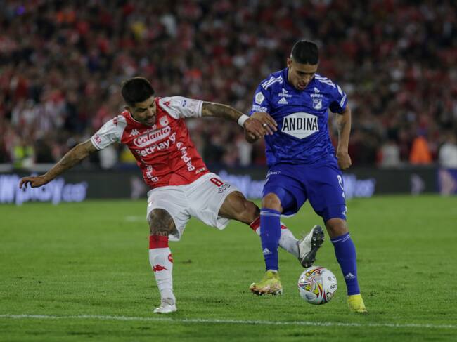 Duelo entre Millonarios e Independiente Santa Fe / Colprensa.