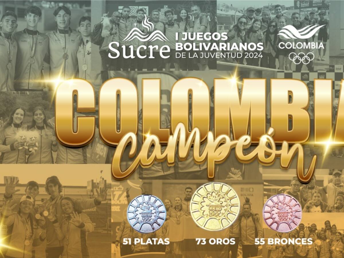 Colombia se consagra como el primer campeón de los Juegos Bolivarianos Juveniles
