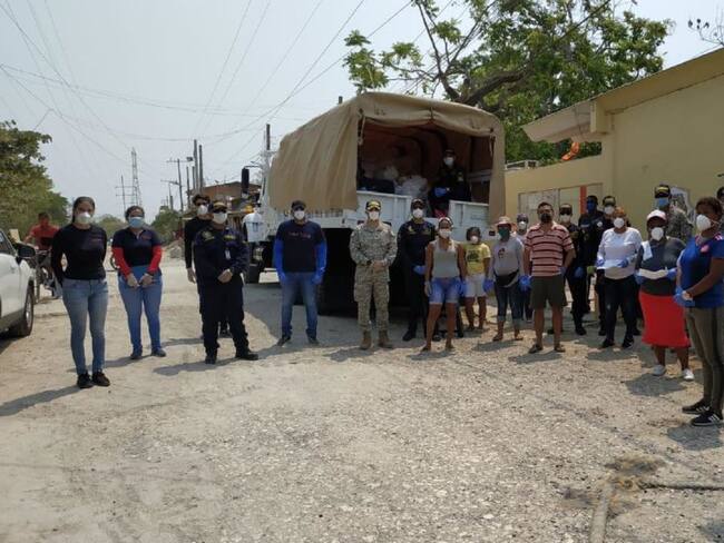 Empresas de la zona industrial en Cartagena continúan entrega de ayudas
