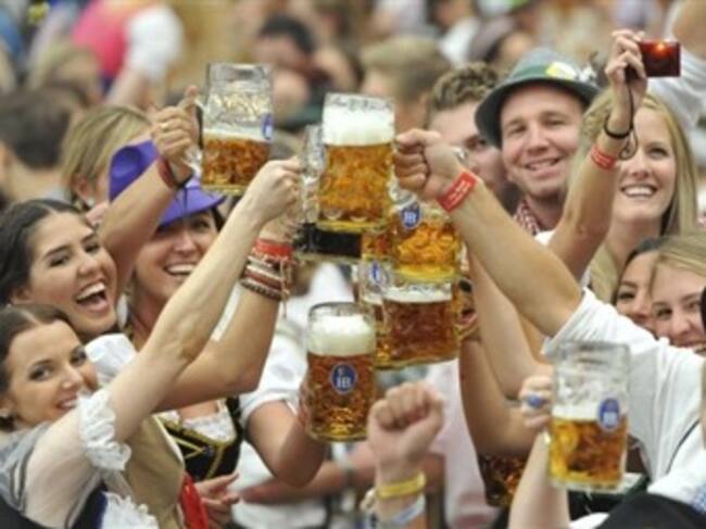 Celebración del Oktoberfest. Foto: EFE.