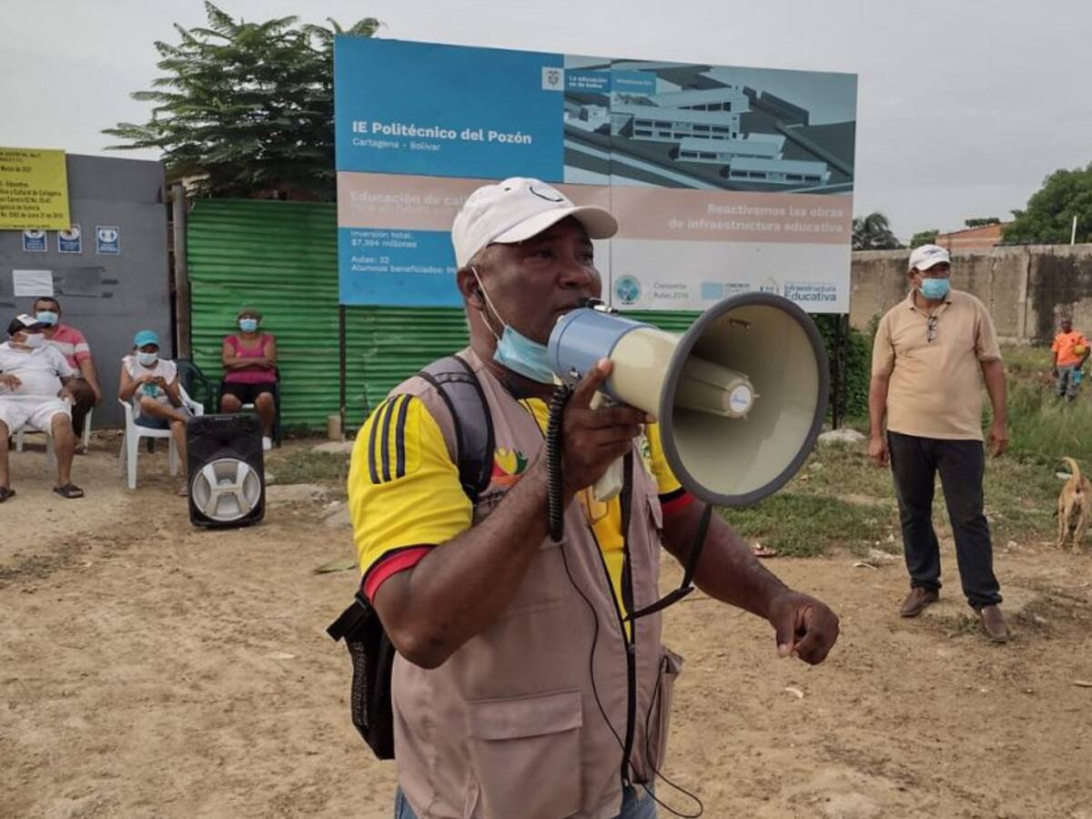 Advierten afectación por obras de la I.E. Politécnico de El Pozón