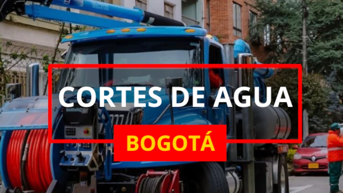 Cortes de agua en Bogotá y Soacha del 7 al 10 de abril 2026: localidades, barrios y horarios