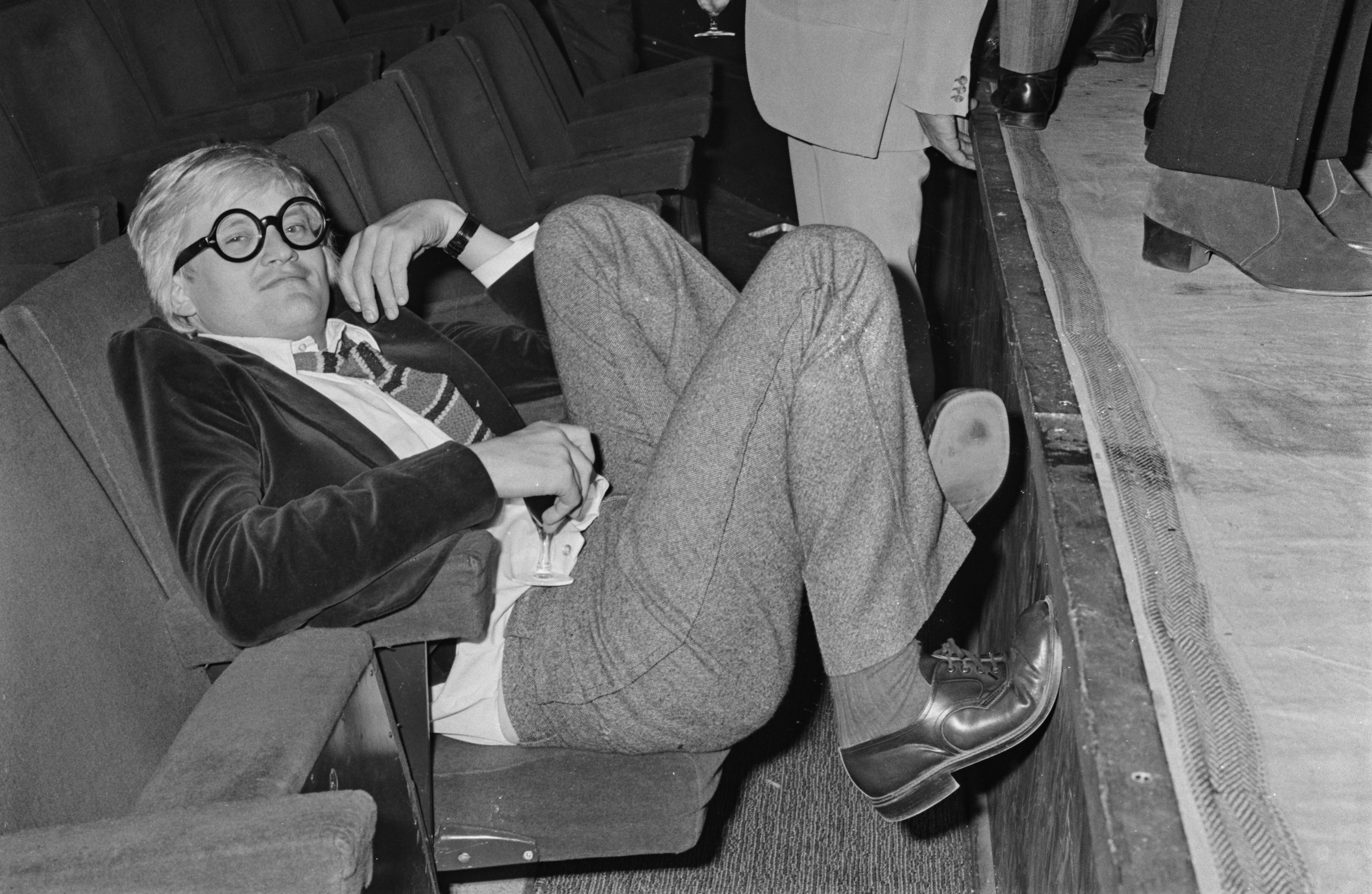 David Hockney en 1971.  (Cortesía: Evening Standard/Hulton Archive/Getty Images)