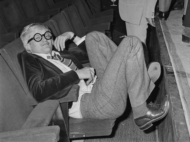 David Hockney en 1971. (Cortesía: Evening Standard/Hulton Archive/Getty Images)