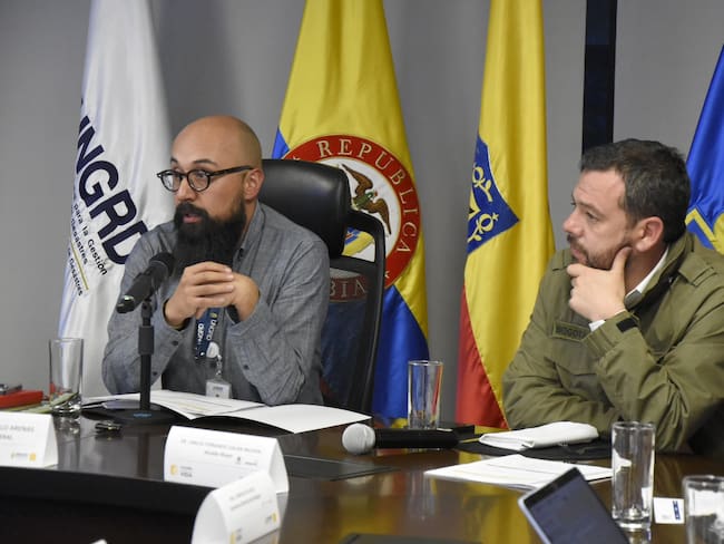 Alcalde Carlos Fernando Galán y Director de la UNGRD