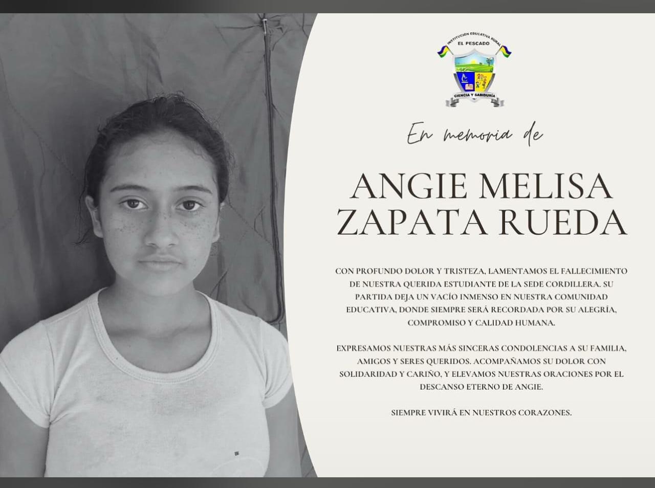 Una joven de 17 años falleció tras deslizamiento de tierra en Santa Fe de Antioquia. Foto: Alcaldía.