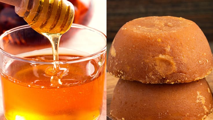 Comparación entre la miel y la panela (Fotos vía Getty Images)