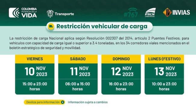 Restricción en la movilidad 1