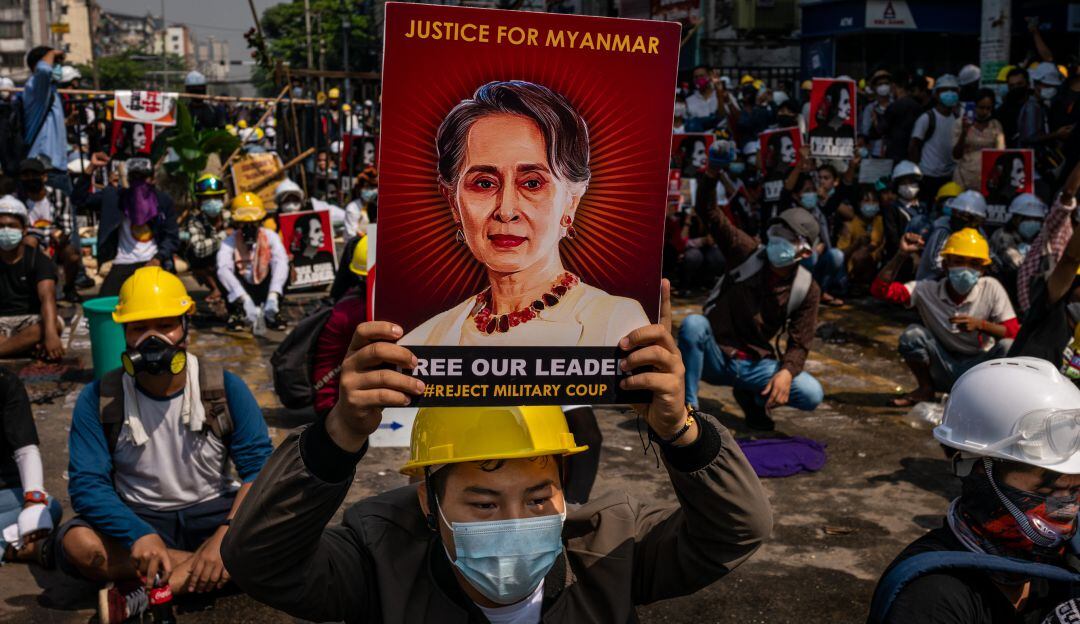 Protestas en Birmania