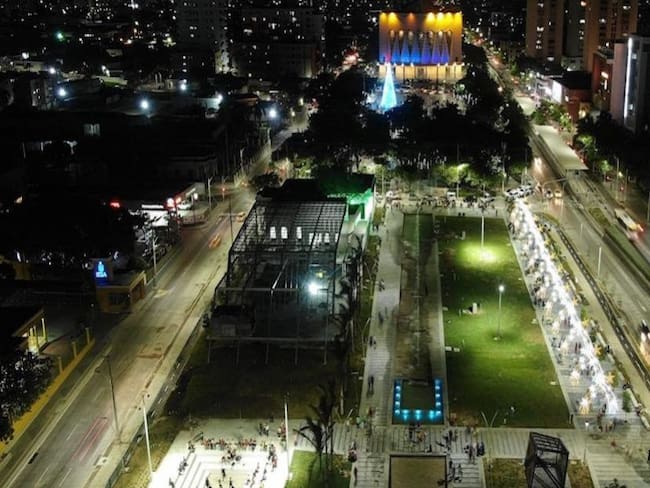 Barranquilla estrena una remodelada Plaza de la Paz