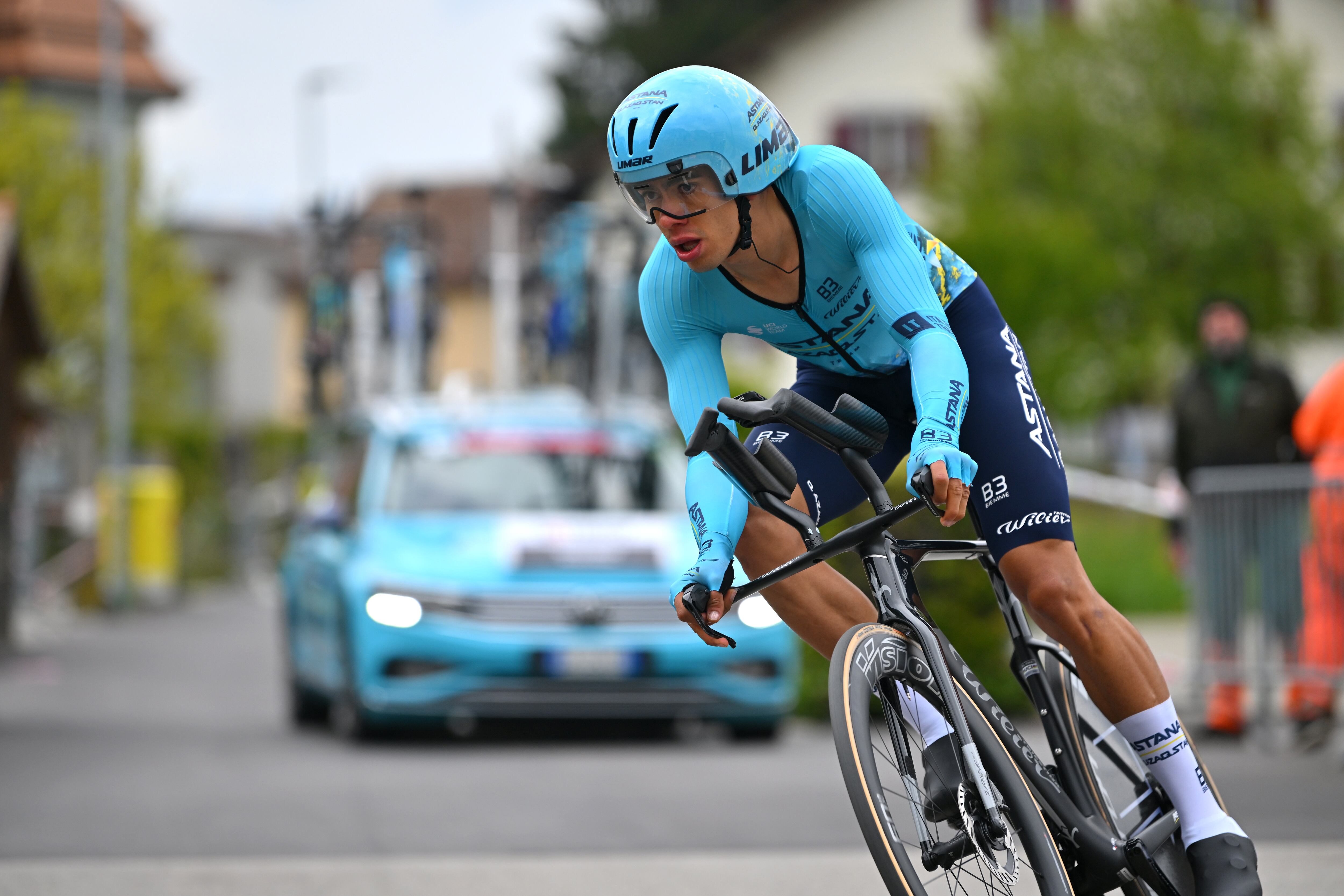 Harold Tejada, pedalista colombiano del Astana Qazaqstan Team. (Photo by Luc Claessen/Getty Images)