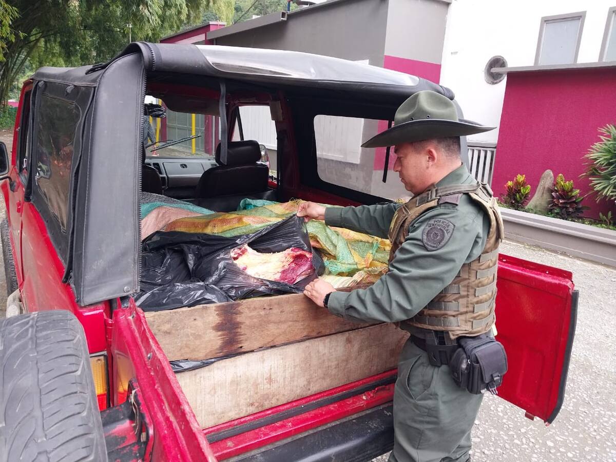 446 kilos de carne de res fueron incautados en Quindío por falta de salubridad