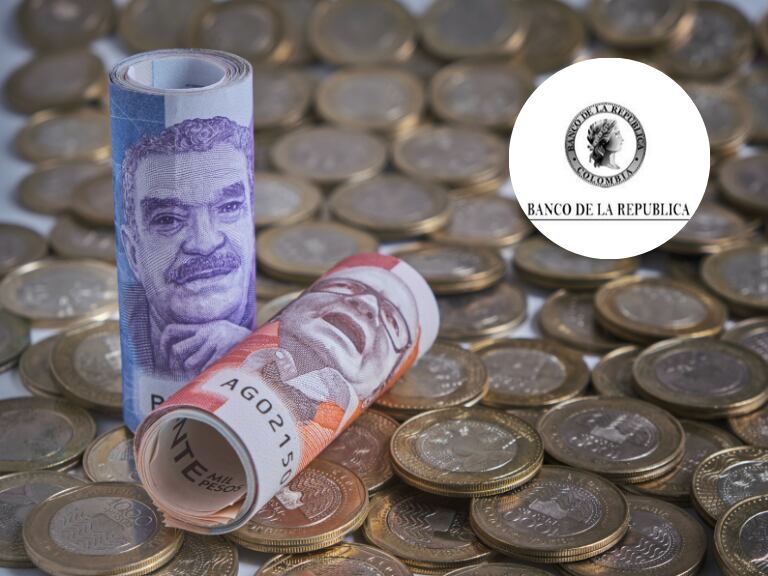 Aliste las monedas y billetes: bancos deberán cambiarlas sin costo, según resolución externa de 2024. Imagen de fondo tomada de Canva