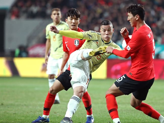 Colombia cayó ante Corea del Sur en partido amistoso