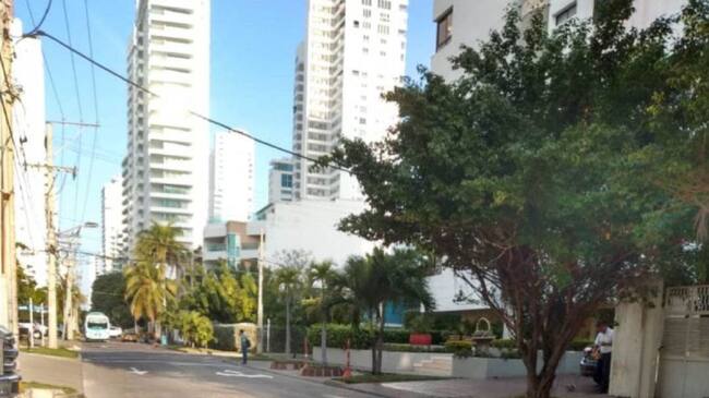 El hurto se presentó en la parte externa de un establecimiento comercial del barrio Bocagrande