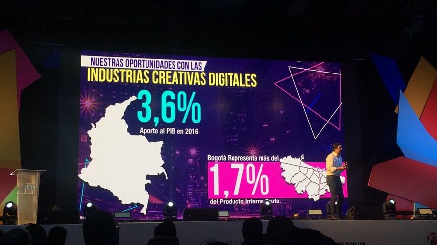 David Luna en Colombia 4.0. Foto: Ministerio de las TIC.