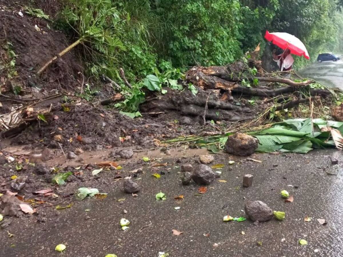 Se presentaron tres deslizamientos de tierra en Ibagué