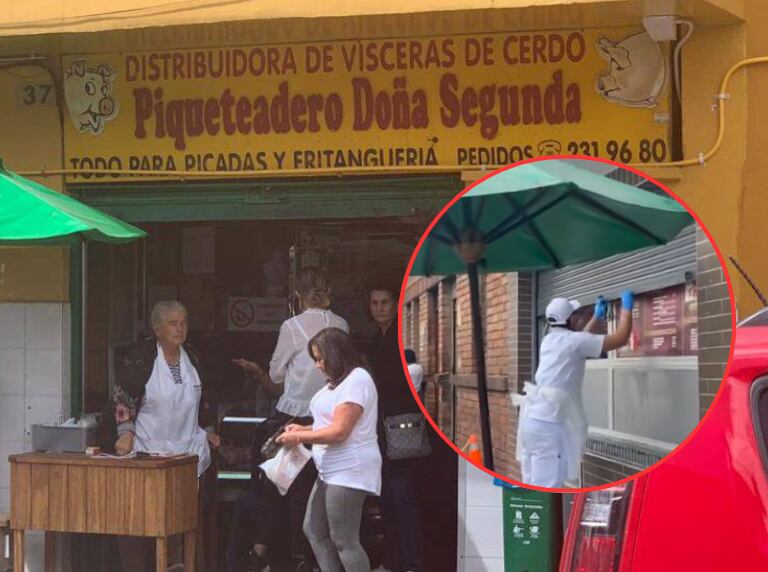 Cierre de Doña Segunda por la DIAN