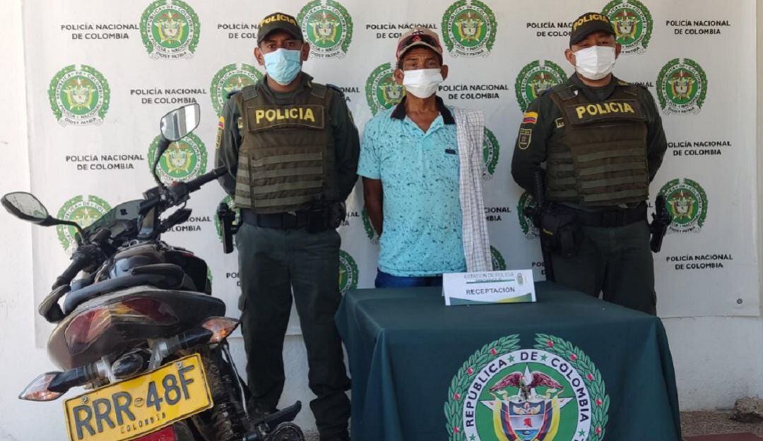 La moto fue reportada como robada mediante modalidad de atraco el 20 de agosto del año 2021.