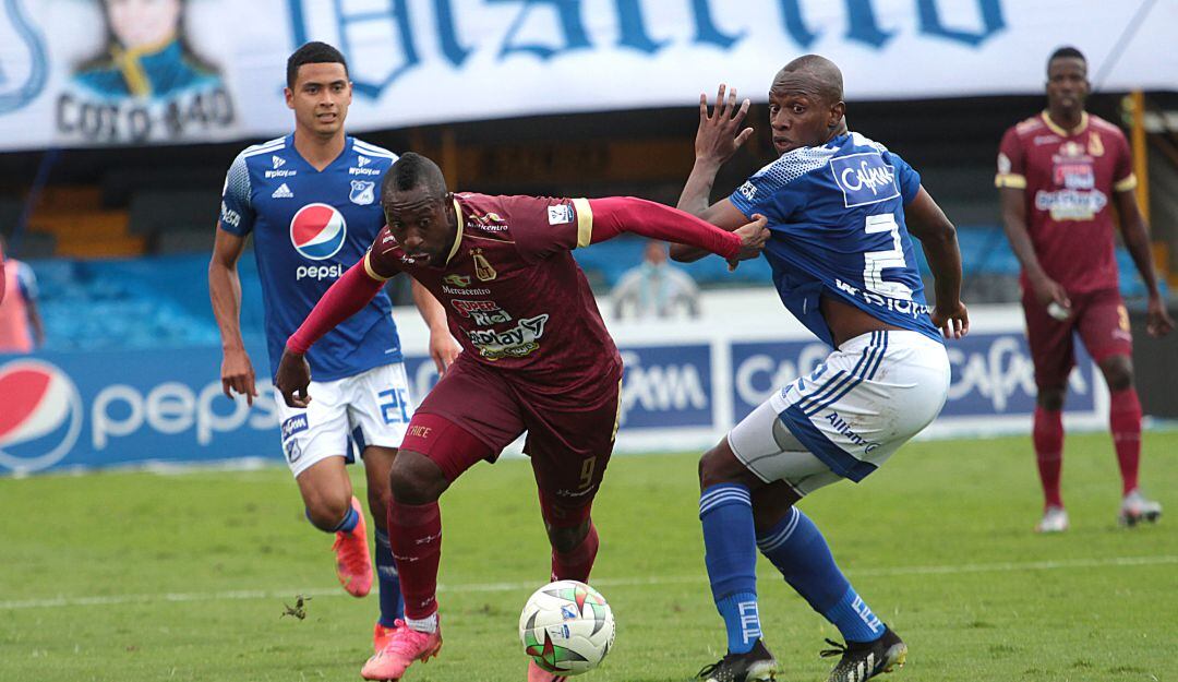Partido de la final entre Millonarios y Tolima
