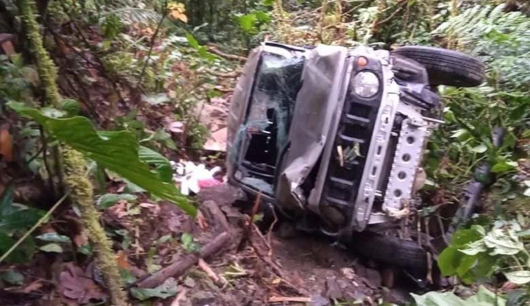 Accidente del vehículo de la parroquia del corregimeinto de Pueblo Nuevo