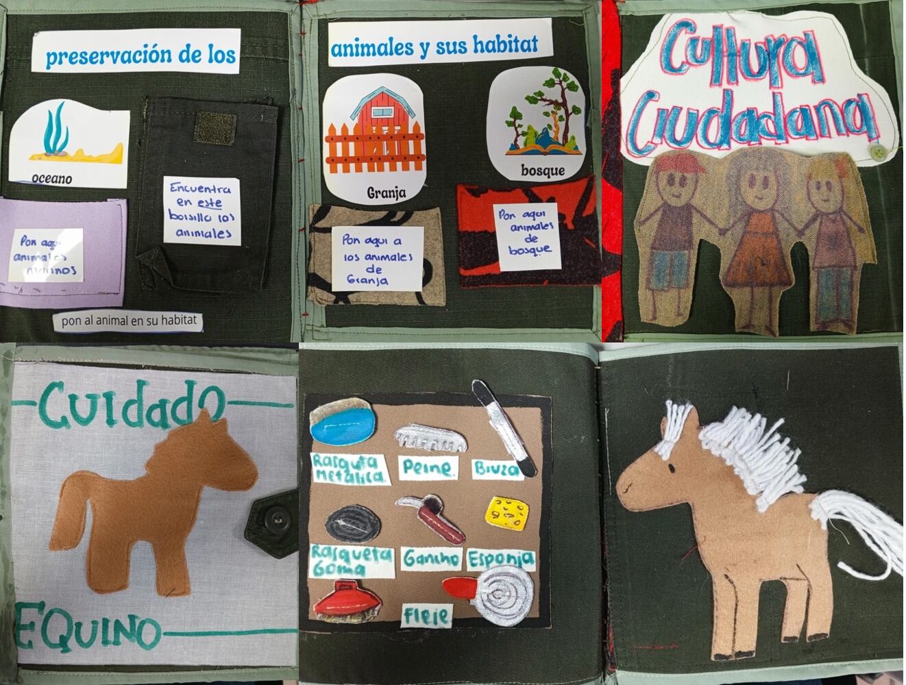 Libros sensoriales. Cortesía Universidad Ecci