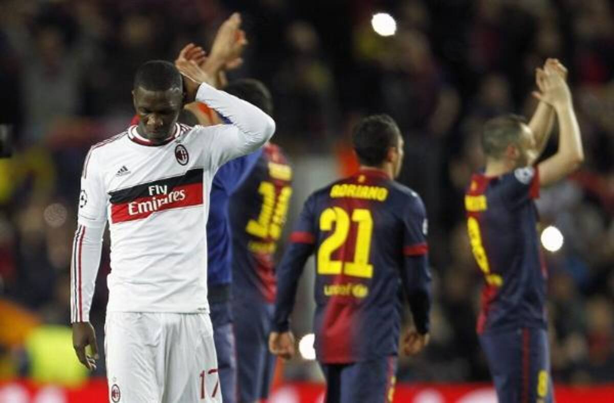 El defensa colombiano del Milan, Cristian Valencia Zapata, a la finalización del encuentro.