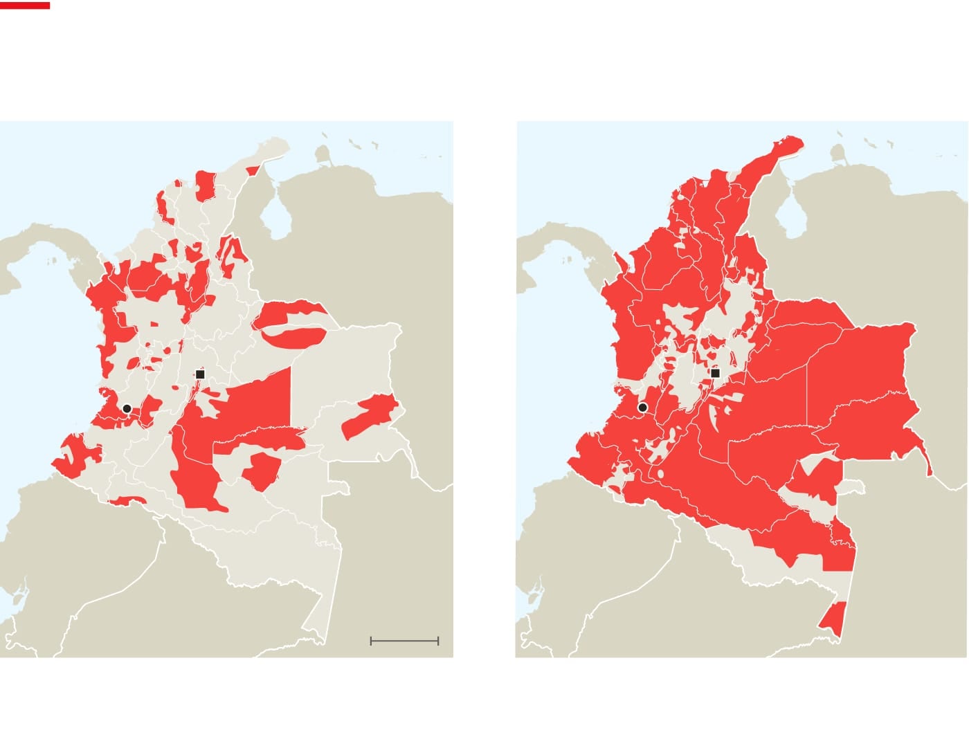Mapas publicados por The Economist