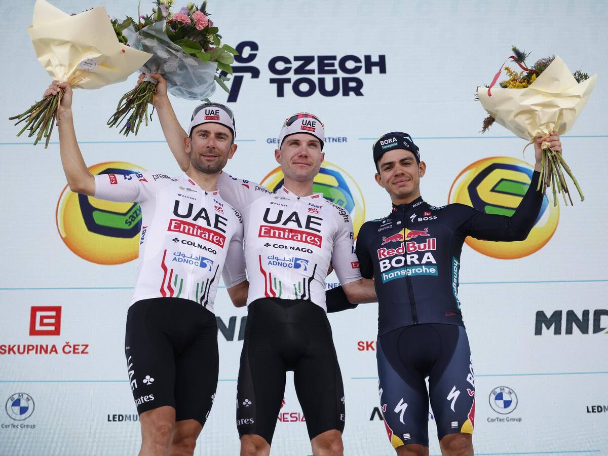 Sergio Higuita, tercero en el Tour de República Checa