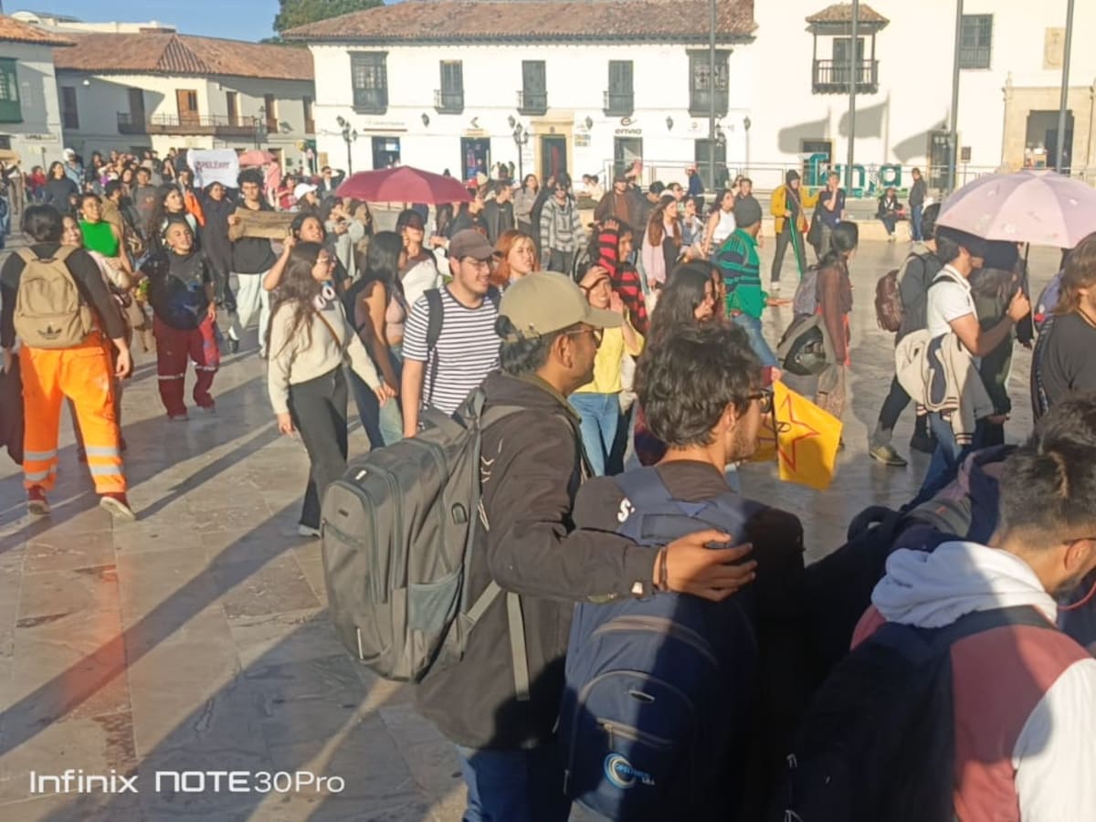 Estudiantes en Tunja rechazan anuncio del Gobierno que violaría autonomía universitaria