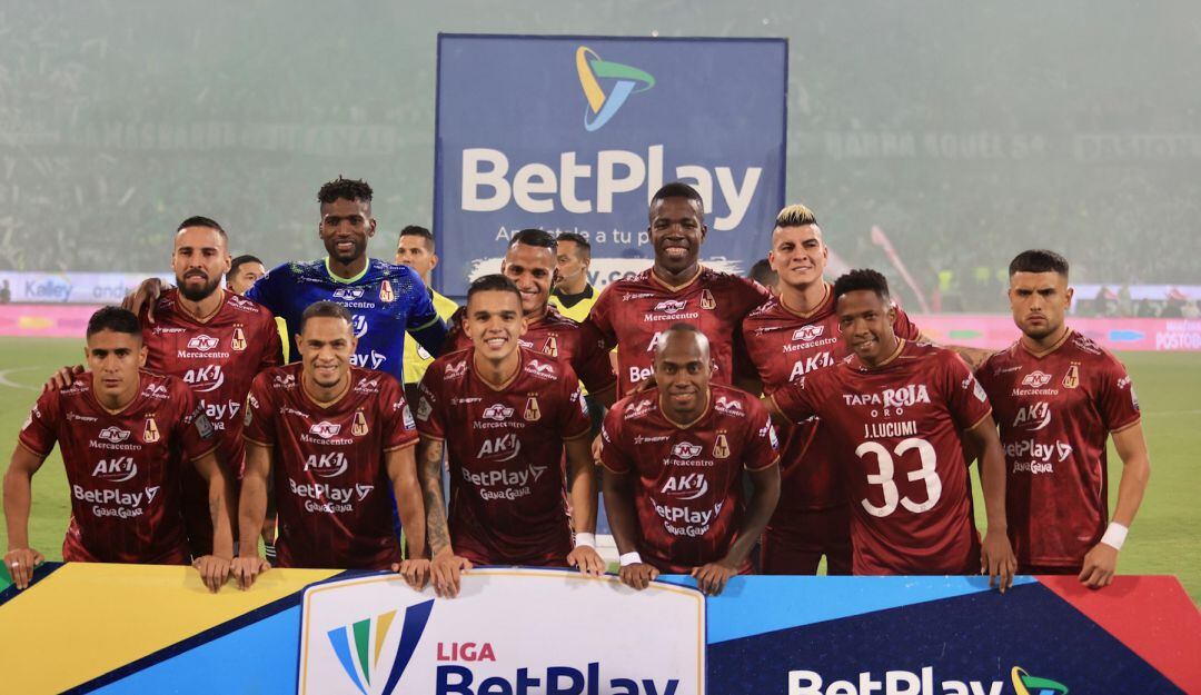 Equipo del Tolima para la final ante Nacional en Medellín