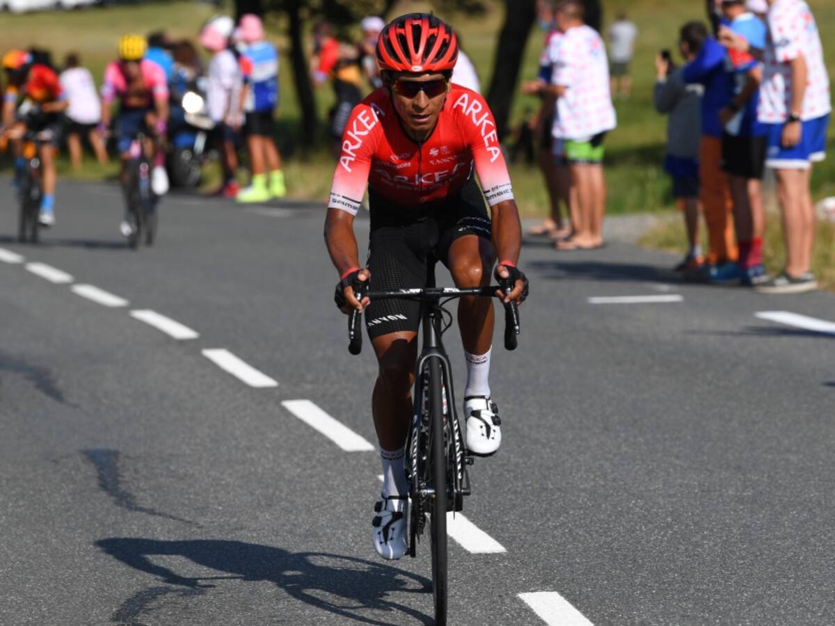 Nairo Quintana sufrió una caída en la décima etapa del Tour de Francia