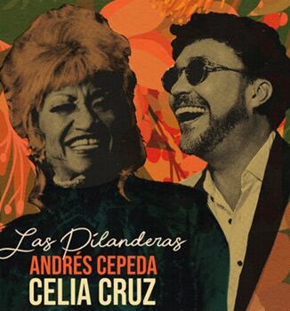 ANDRES CEPEDA Y CELIA CRUZ CORTESIA ANDRES CEPEDA