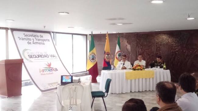 Buscan reducir los altos índices de accidentalidad en el departamento del Quindío