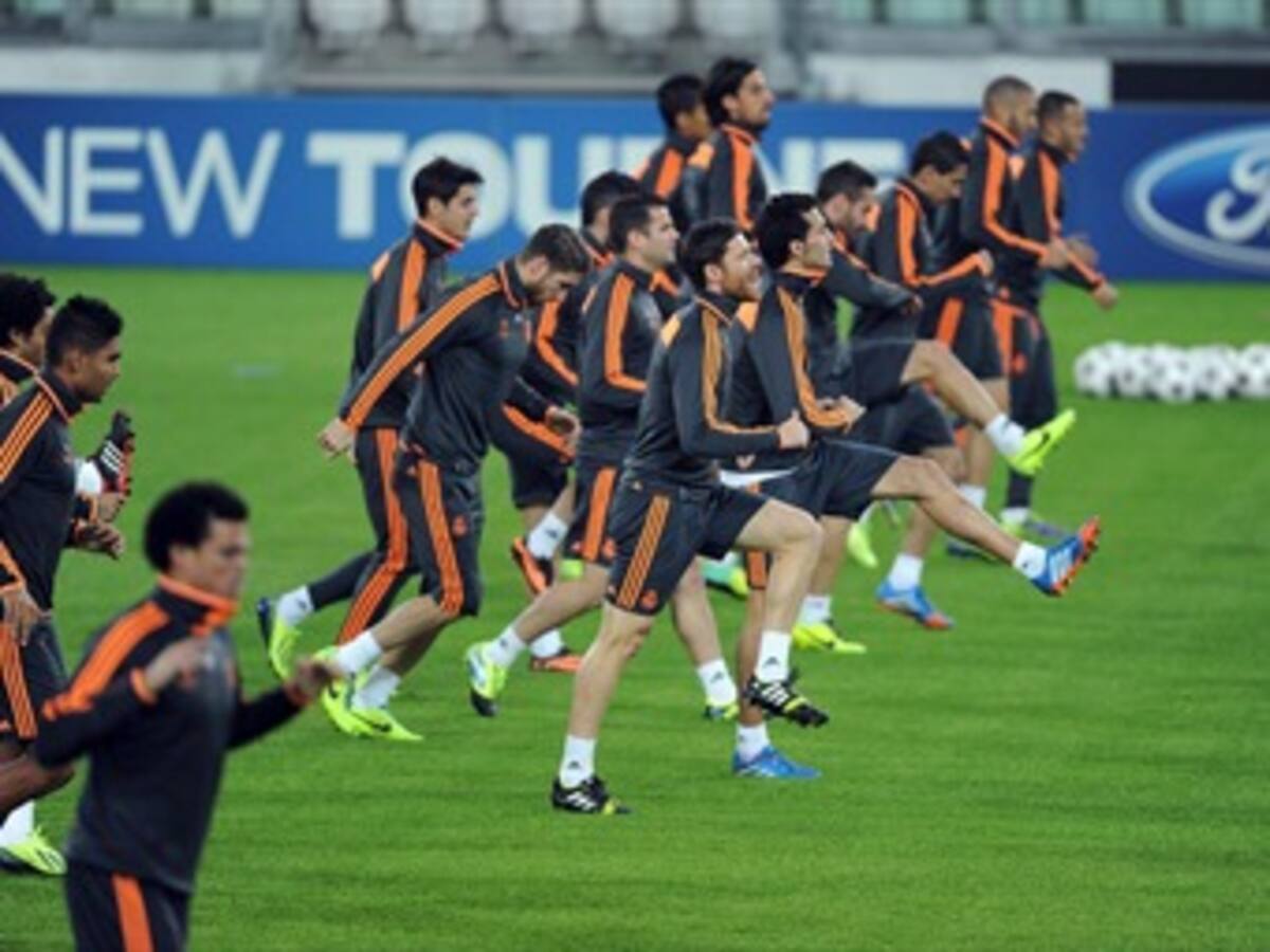 Real Madrid entrenó de cara al partido ante Juventus
