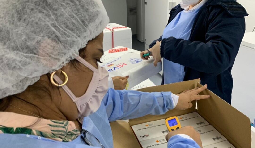 Vacunas que llegaron a Barranquilla