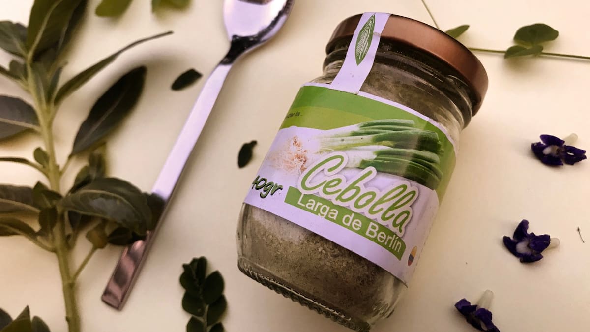 Cebolla pulverizada procesan en el páramo de Berlín