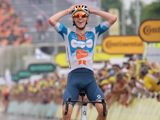 Ganador etapa 1 - Tour de Francia / Romain Bardet. (Photo by Thomas SAMSON / AFP) (Photo by THOMAS SAMSON/AFP via Getty Images)