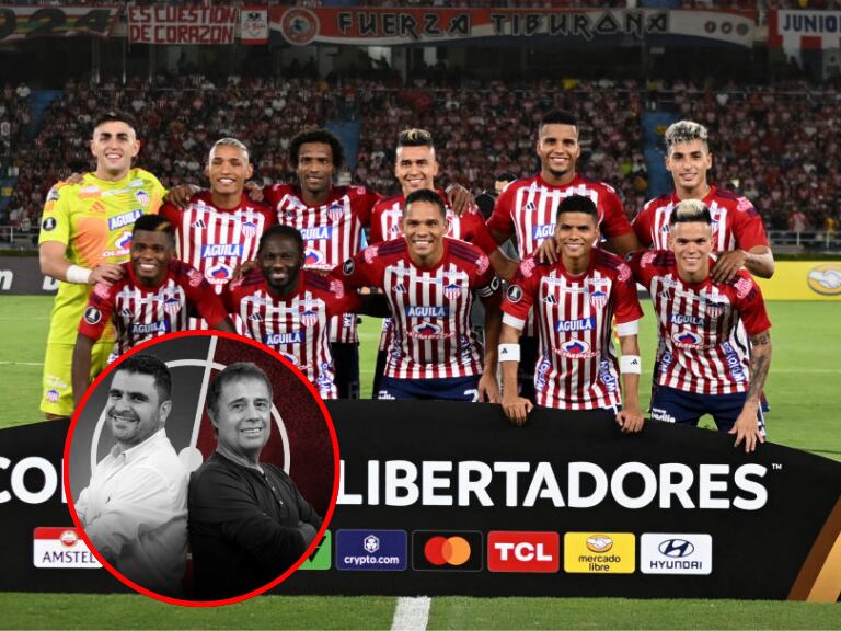 Junior en la Copa Libertadores // Foto: Getty Images  + Foto del Pulso del Fútbol