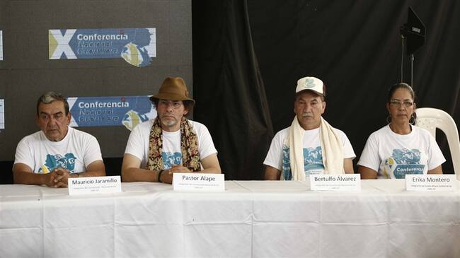 Décima Conferencia Nacional Guerrillera de las FARC. Foto: (Colprensa - Juan Páez).