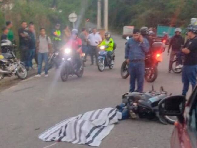 Motociclista murió en accidente en la Provincia de Soto