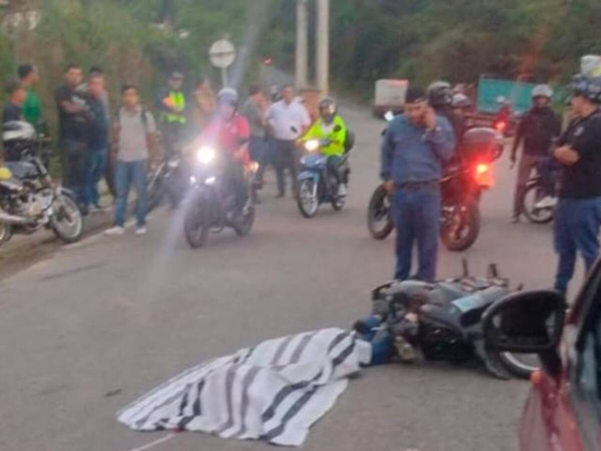 Motociclista murió en accidente en la Provincia de Soto