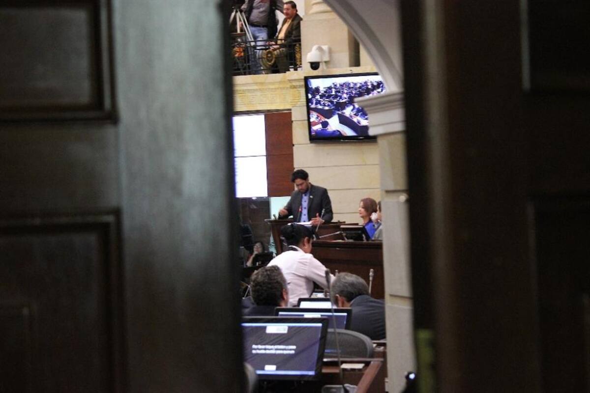 El senador del Polo Democrático Iván Cepeda fue el citante del debate en el Congreso donde pretende demostrar los nexos de Álvaro Uribe con ilegales.