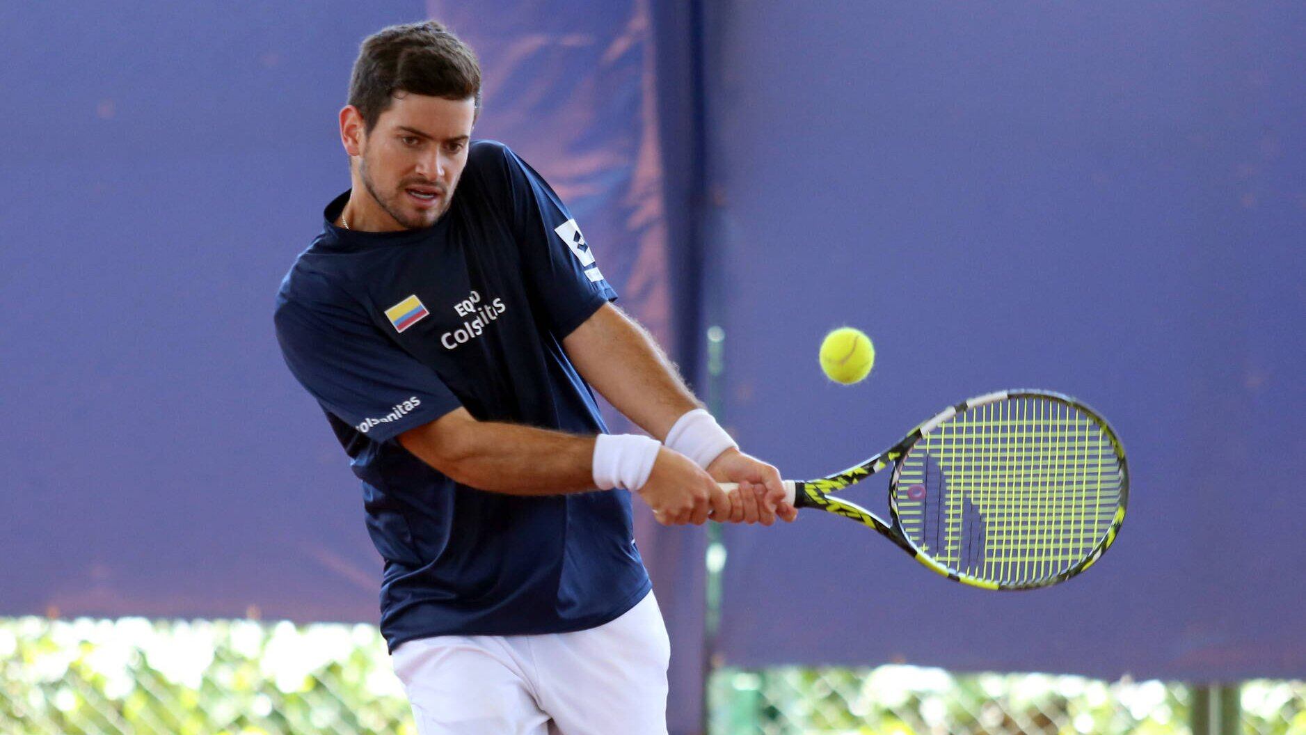 Nicolás Mejía, raqueta número uno de Colombia / Twitter: @Fedecoltenis