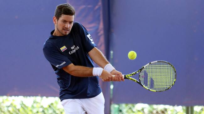 Nicolás Mejía, raqueta número uno de Colombia / Twitter: @Fedecoltenis