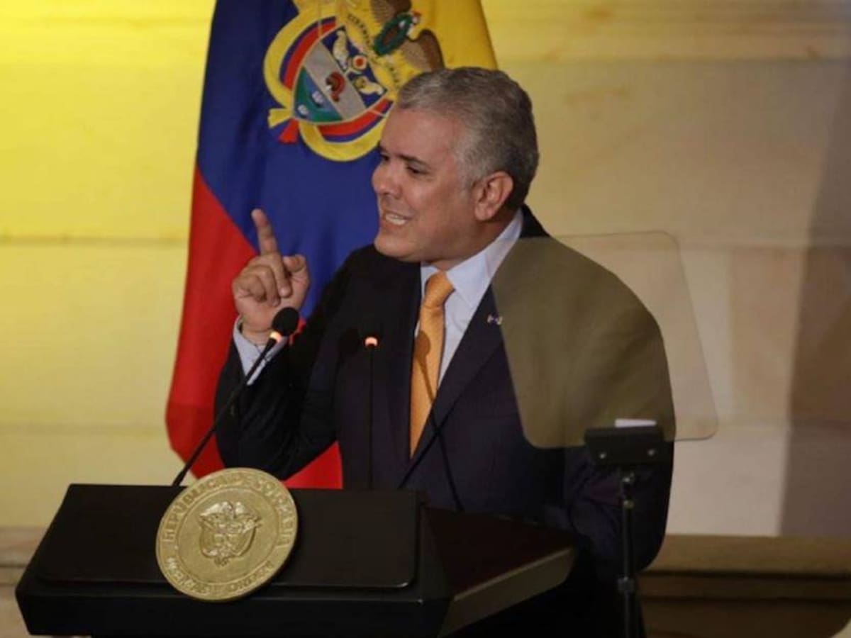 Iván Duque: lo que dije en el Congreso es incontrovertible