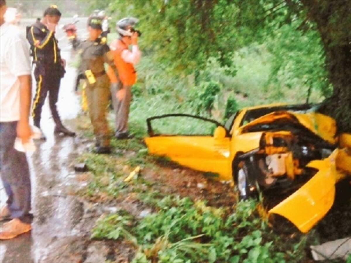 Un taxista muerto y 5 heridos en accidente de tránsito en Cesar