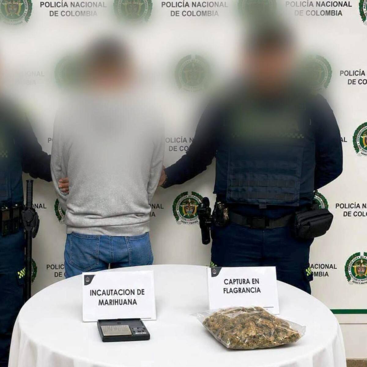 Con más de 500 dosis de marihuana, capturan a alias ‘El Confinte’ en Villanueva